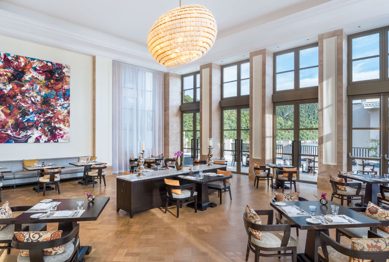 五星級酒店餐廳空間設(shè)計實景圖