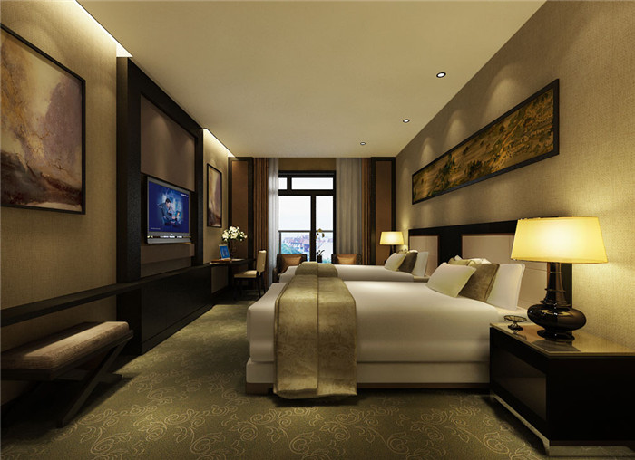 酒店客房空間布局:標(biāo)間 酒店客房空間布局:標(biāo)間