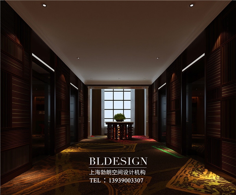鄭州萊酒店電梯廳設(shè)計