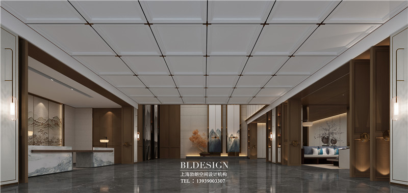 項(xiàng)城德銀三星酒店大堂裝修設(shè)計(jì)效果圖