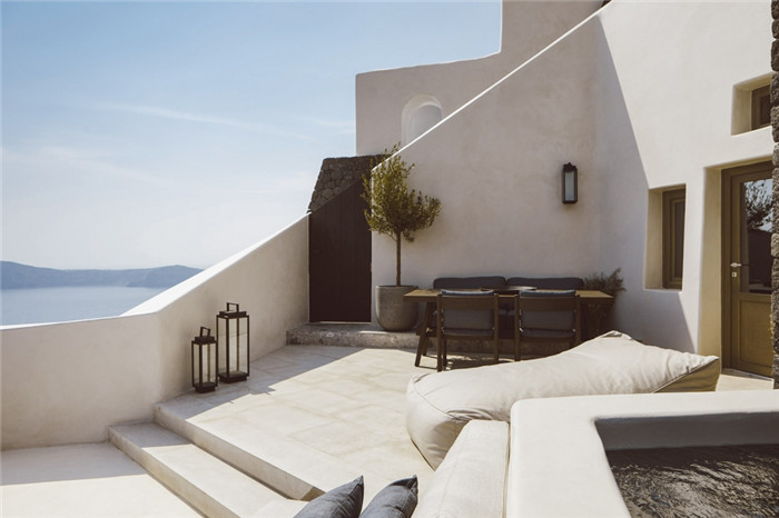 白色極簡風(fēng)圣托里尼島Vora別墅式酒店設(shè)計(jì)方案 白色極簡風(fēng)圣托里尼島Vora別墅式酒店設(shè)計(jì)方案