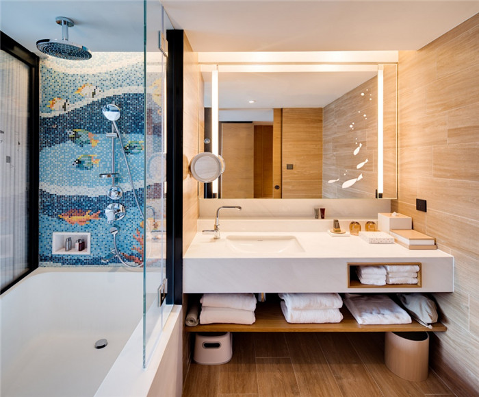 海洋公園萬(wàn)豪度假酒店客房衛(wèi)生間設(shè)計(jì)圖