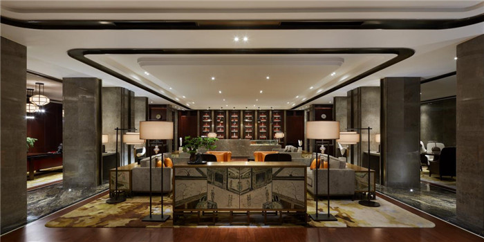 安且吉兮東方禪意精品酒店大堂吧設計圖
