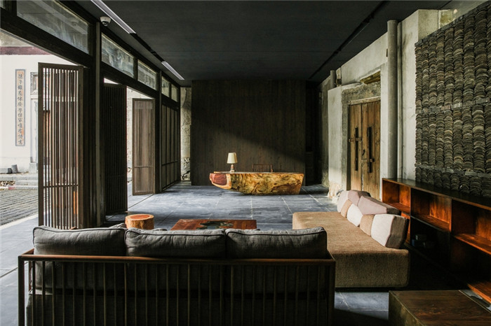 客家文化民宿接待大廳設(shè)計方案