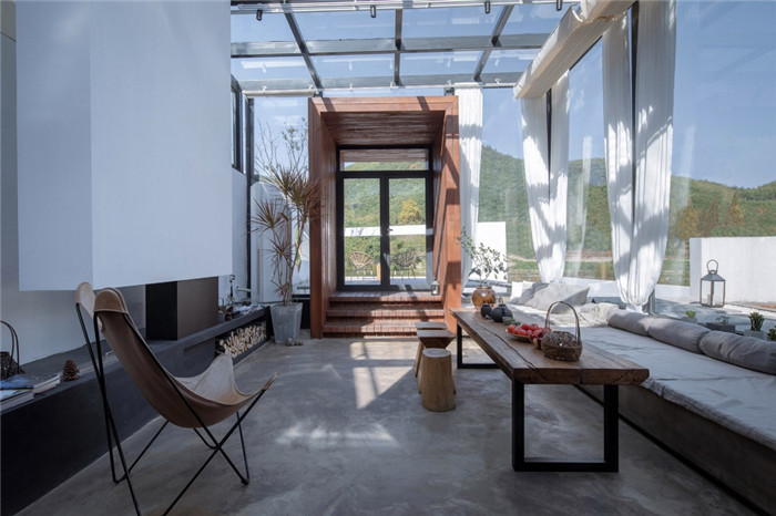 美到讓人窒息的莫干山魚缸民宿陽光房設(shè)計方案