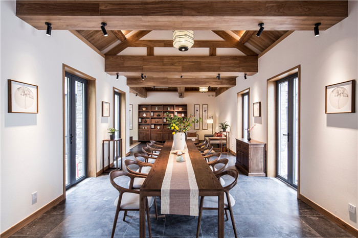 山東濟(jì)南百花洲古建筑落群改精品酒店餐廳設(shè)計(jì)方案