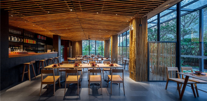 主打自然生態(tài)的廣東璞驛酒店餐廳設(shè)計(jì)方案賞析