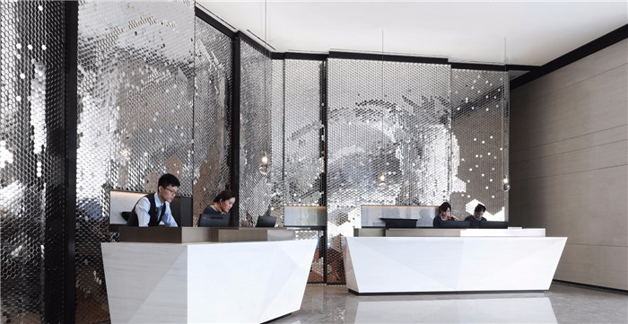 深圳環(huán)石酒店大堂接待臺(tái)設(shè)計(jì)圖