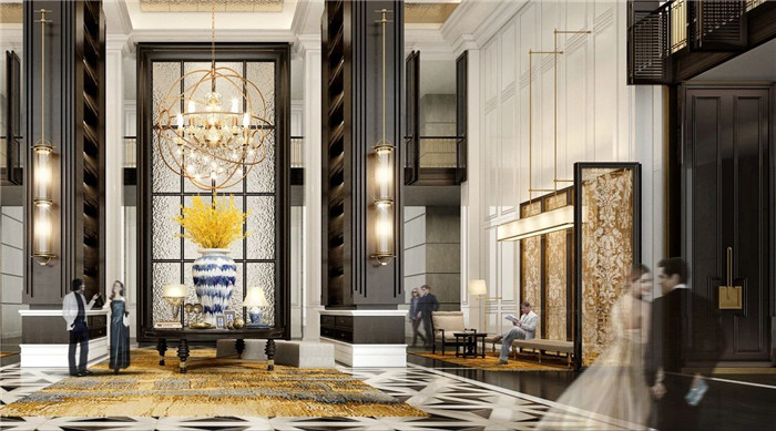 蘇寧旗下超奢華鐘山國(guó)際高爾夫酒店大堂升級(jí)改造設(shè)計(jì)方案