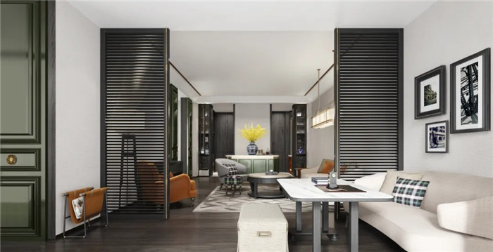 蘇寧旗下超奢華鐘山國(guó)際高爾夫酒店套房客廳升級(jí)改造設(shè)計(jì)方案