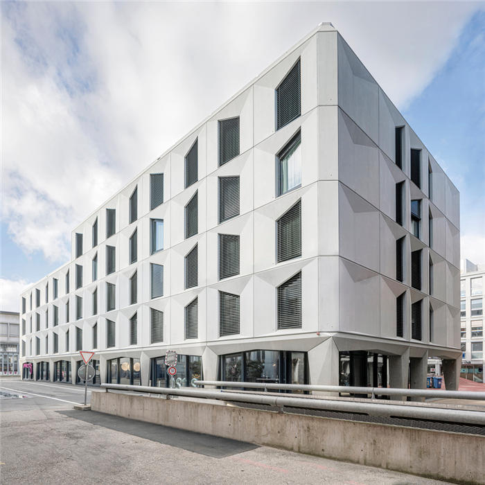 瑞士Moxy酒店外立面設(shè)計(jì) 小而美的潮牌精品酒店設(shè)計(jì)鼻祖 瑞士Moxy酒店外立面設(shè)計(jì) 小而美的潮牌精品酒店設(shè)計(jì)鼻祖