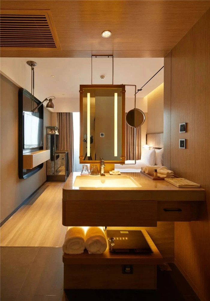 酒店客房衛(wèi)生間設(shè)計-復古與新潮混搭風武漢網(wǎng)紅精品酒店改造設(shè)計案例 酒店客房衛(wèi)生間設(shè)計-復古與新潮混搭風武漢網(wǎng)紅精品酒店改造設(shè)計案例