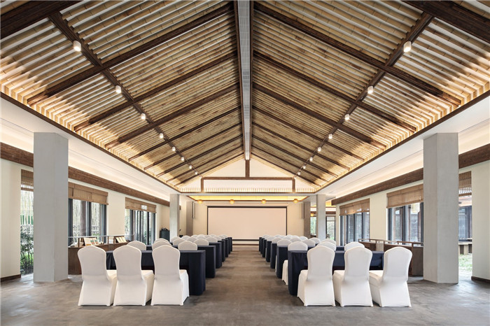 酒店會議廳設計-以當地人文為主題的九華山禪居度假酒店設計方案