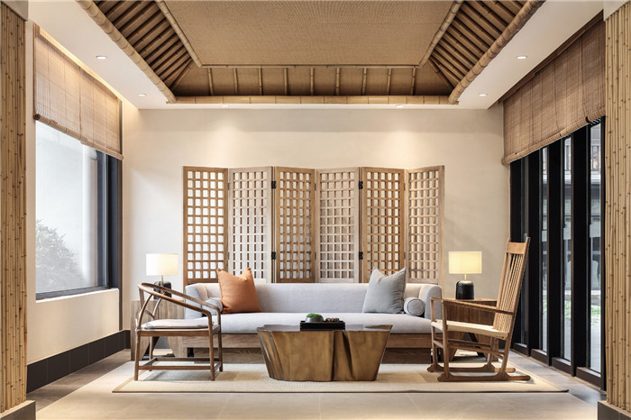 酒店客房設計-以當地人文為主題的九華山禪居度假酒店設計方案