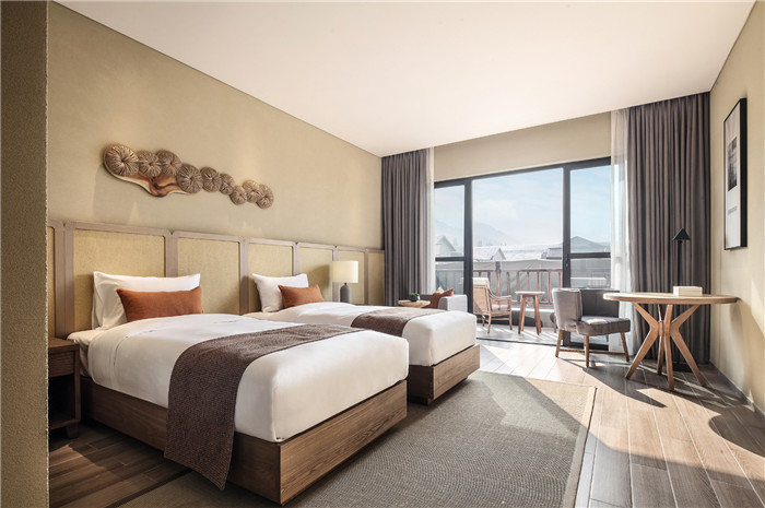 酒店客房設計-以當地人文為主題的九華山禪居度假酒店設計方案