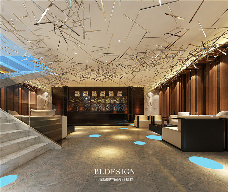 洗浴大廳設(shè)計(jì)-水浴海天溫泉洗浴酒店設(shè)計(jì)效果圖