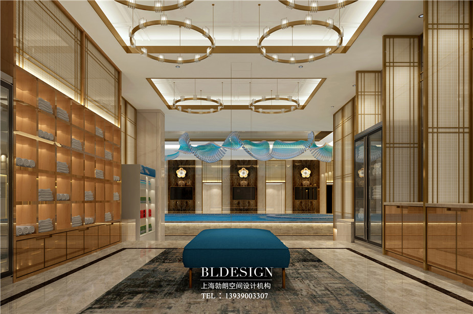 在水一方洗浴酒店浴區(qū)設(shè)計(jì)方案效果圖