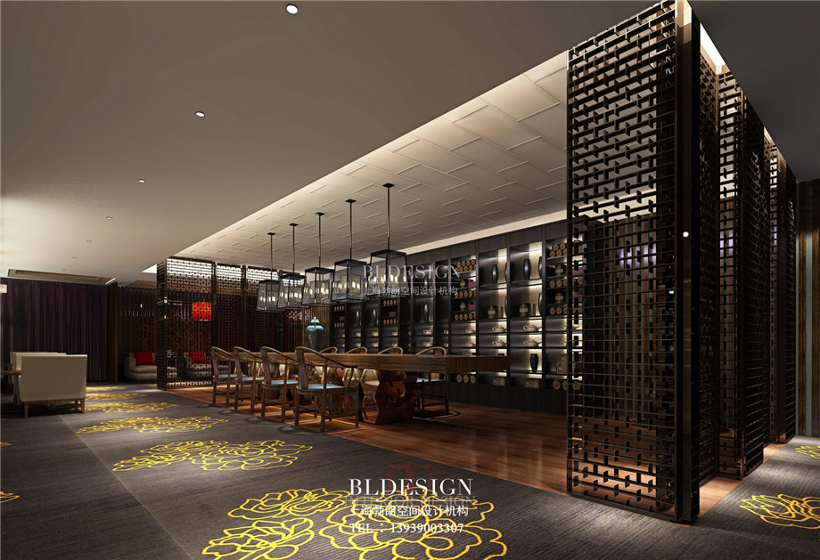 茶歇區(qū)設(shè)計-信陽沁園春公館洗浴酒店設(shè)計案例