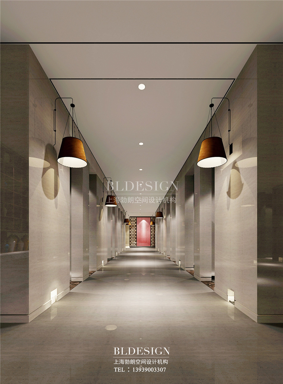 走廊設(shè)計-新鄉(xiāng)中原健康溫泉度假酒店設(shè)計案例