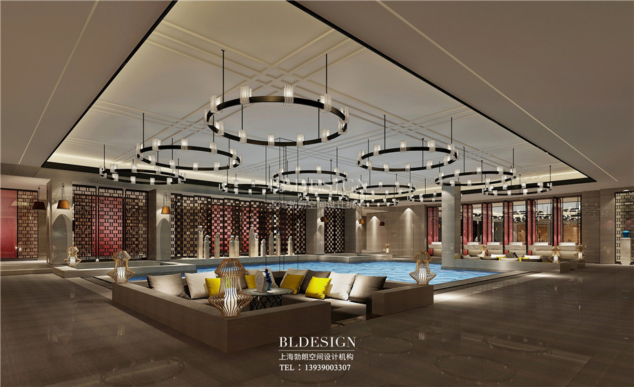 浴區(qū)設(shè)計-新鄉(xiāng)中原健康溫泉度假酒店設(shè)計效果圖