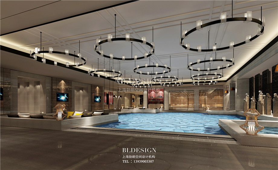 浴區(qū)設(shè)計-新鄉(xiāng)中原健康溫泉度假酒店設(shè)計效果圖