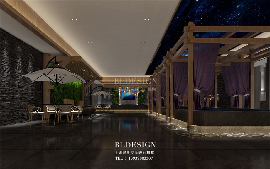 濟(jì)州島韓式汗蒸湯泉設(shè)計(jì)案例效果圖