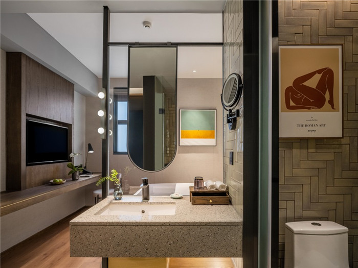 客房衛(wèi)生間設(shè)計(jì)-老建筑改造酒店   海派風(fēng)情精品酒店改造設(shè)計(jì)方案