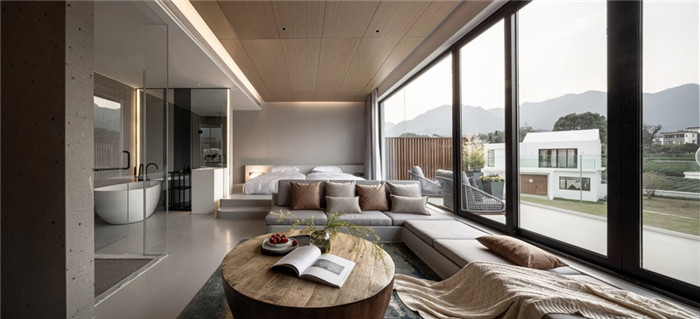 客房設(shè)計(jì)-極簡美學(xué)   陌領(lǐng)融郡精品民宿酒店設(shè)計(jì)案例