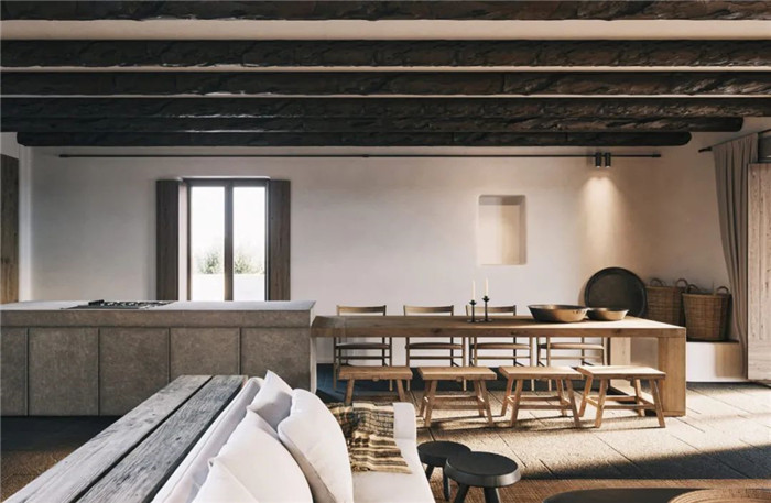 靜謐古樸的國外侘寂風(fēng)度假酒店設(shè)計(jì)方案