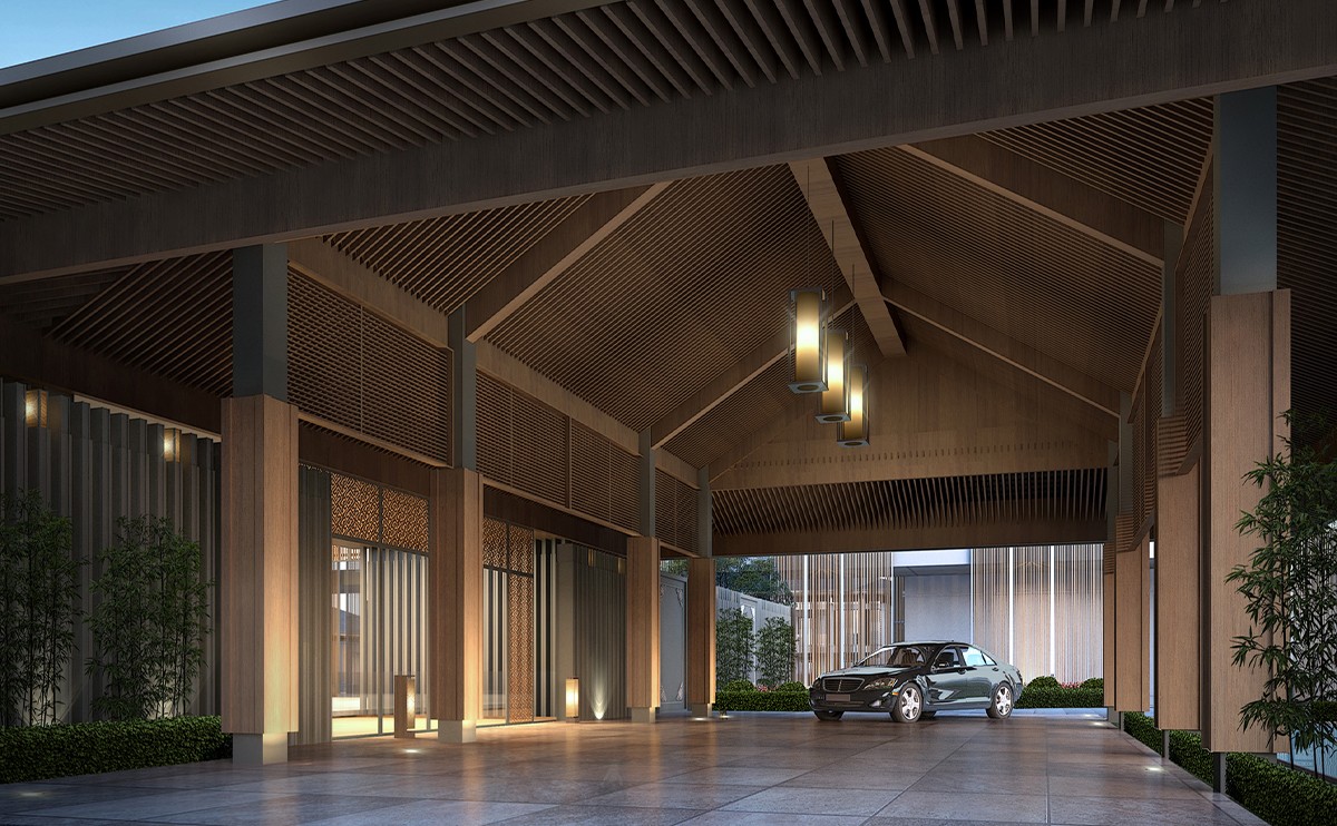 上海松江廣富林希爾頓酒店設(shè)計