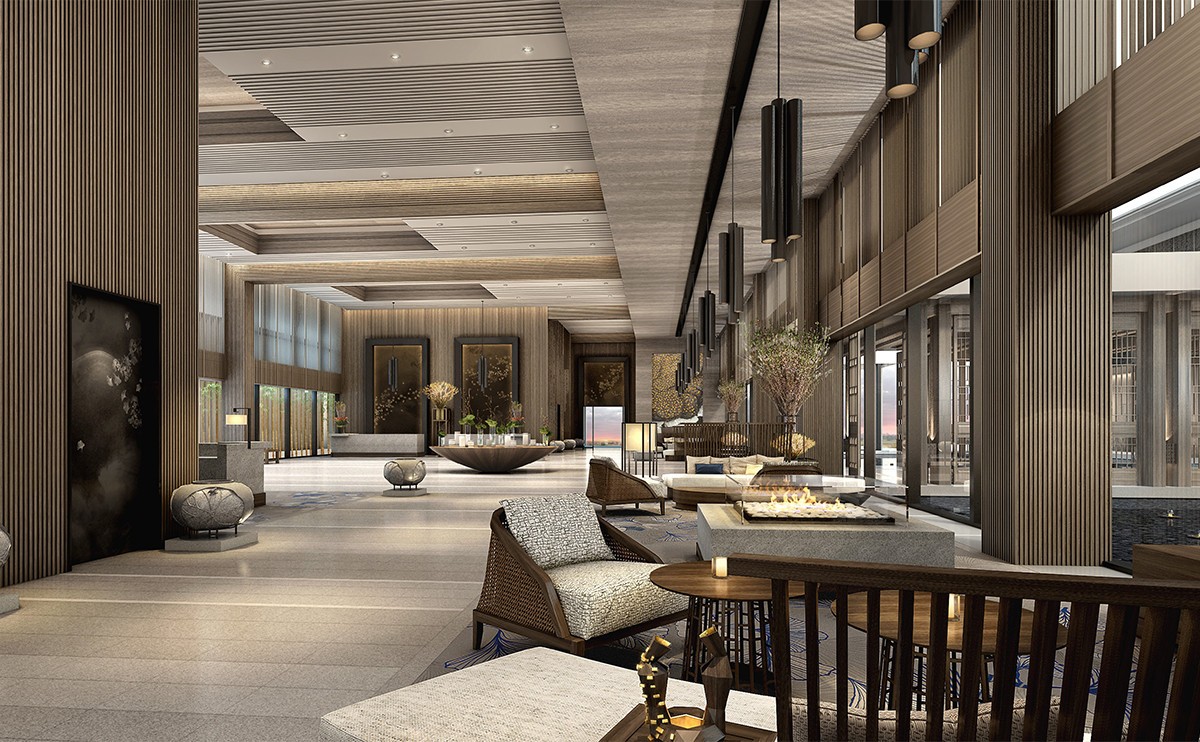 上海松江廣富林希爾頓酒店設(shè)計