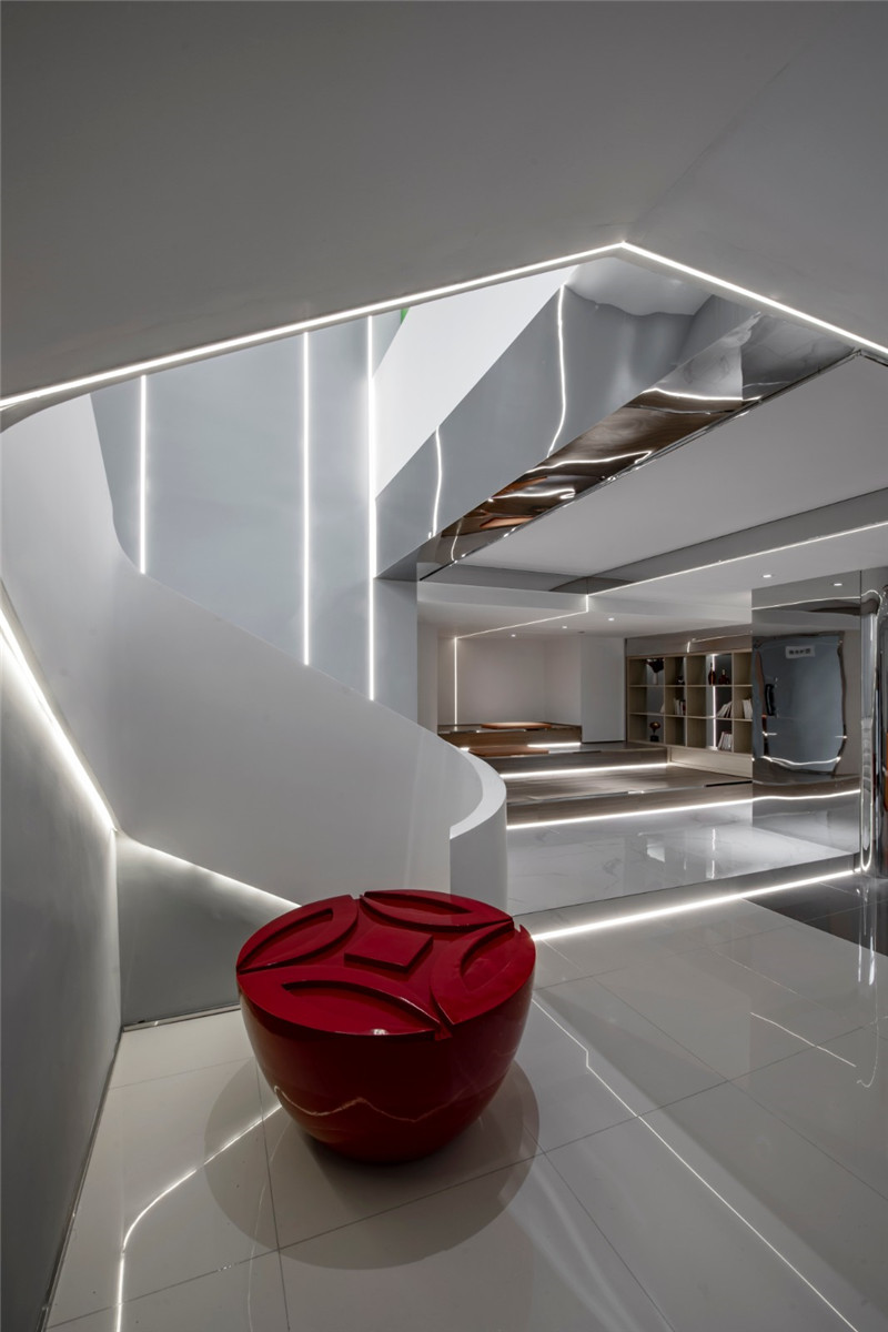 酒店接待大廳設計-以通寶為主題的時尚精品酒店設計案例