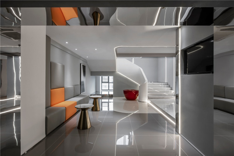 酒店大堂設計圖-以通寶為主題的時尚精品酒店設計案例