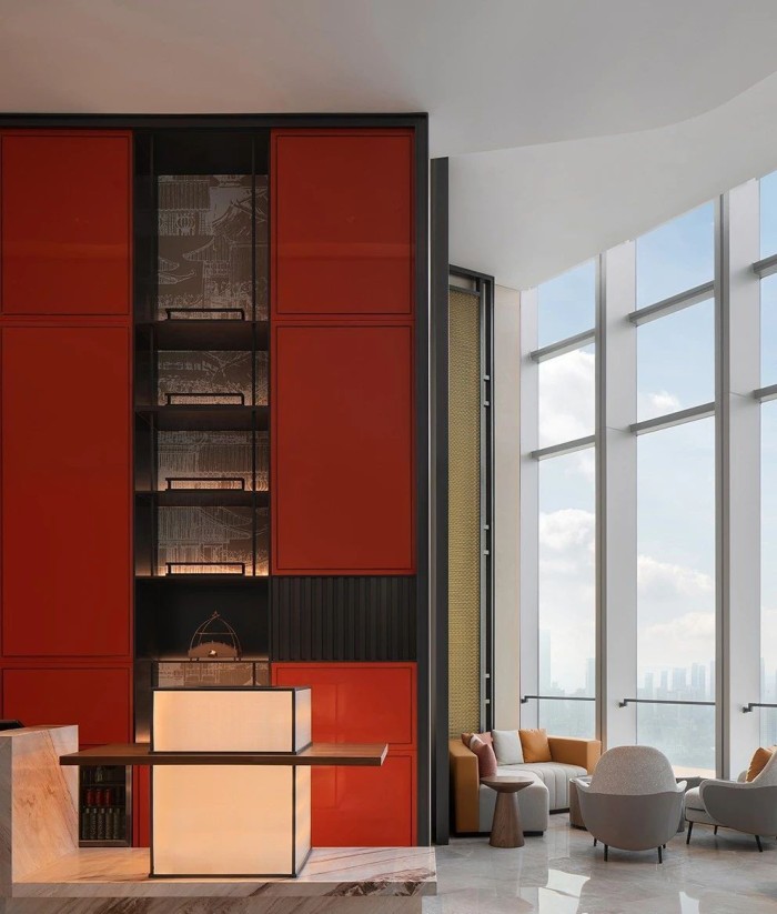 長沙新地標(biāo)酒店設(shè)計(jì)  世茂希爾頓酒店設(shè)計(jì)方案賞析