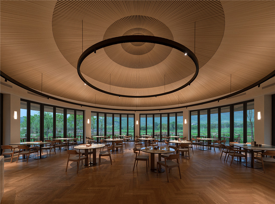 原木色無(wú)風(fēng)格酒店設(shè)計(jì)  沂水花間堂精品酒店設(shè)計(jì)賞析