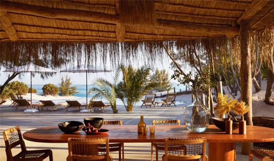 3萬(wàn)五一晚的Kisawa Sanctuary度假酒店餐廳設(shè)計(jì)賞析