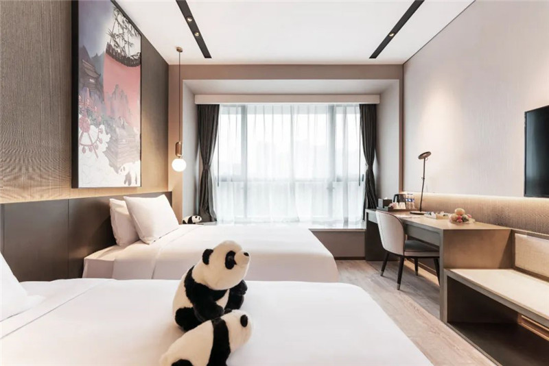 標(biāo)準(zhǔn)間設(shè)計-四川成都世茂龍泉睿選商務(wù)酒店設(shè)計案例