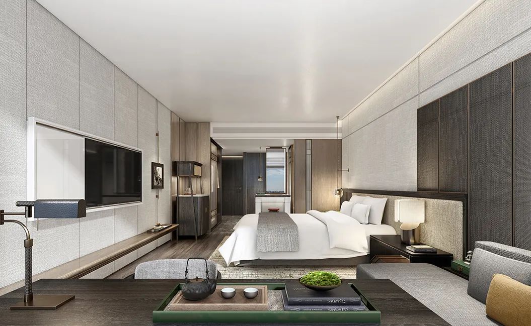 北京睿世五星級(jí)酒店客房翻新改造設(shè)計(jì)效果圖