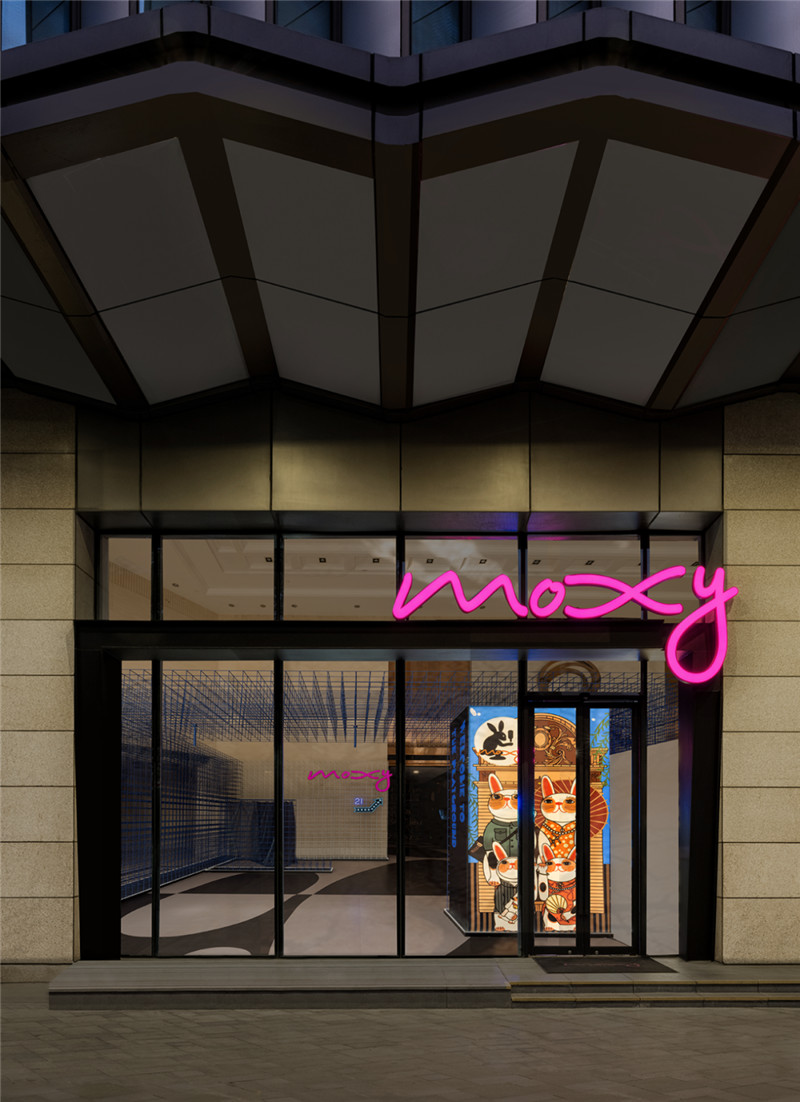 上海最新MOXY個性工業(yè)風潮牌酒店設計賞析