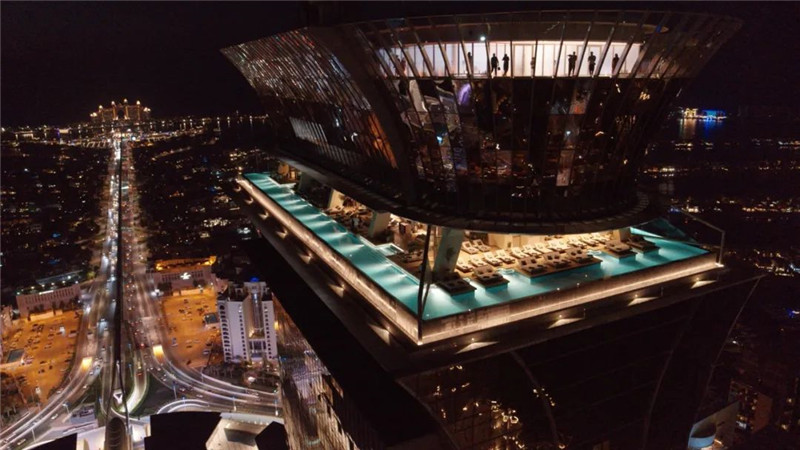迪拜棕櫚塔AURA SKYPOOL度假酒店設(shè)計(jì)賞析