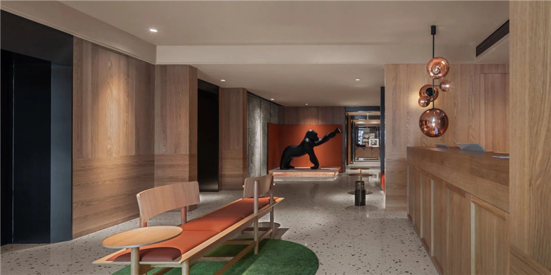 大堂設計-成都熊貓很困精品主題酒店設計方案賞析