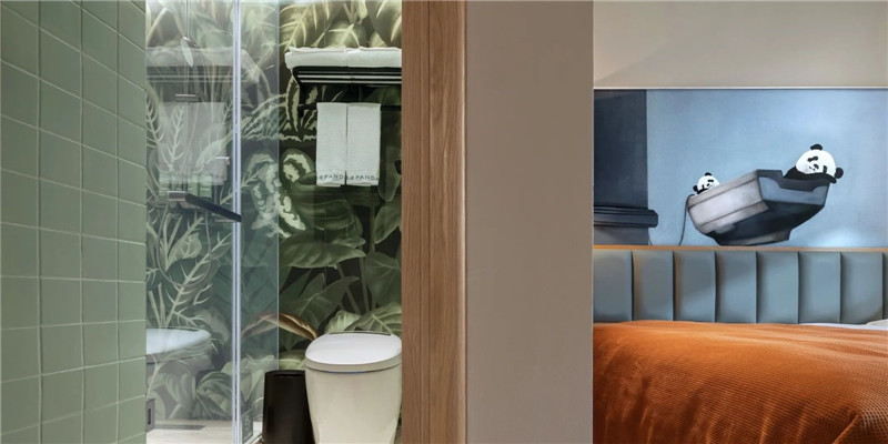 客房設計-成都熊貓很困精品主題酒店設計方案賞析