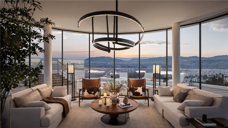 聯(lián)排別墅改造民宿  月泊半山溫泉民宿酒店設(shè)計(jì)