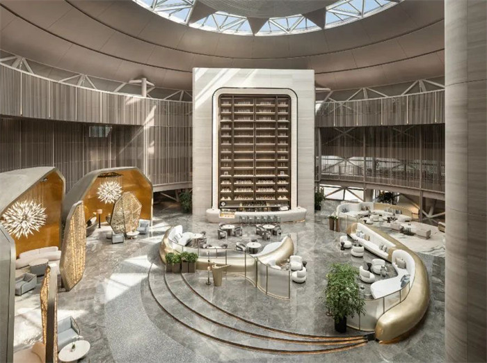 以海島為主題的上海滴水湖洲際豪華度假酒店設(shè)計