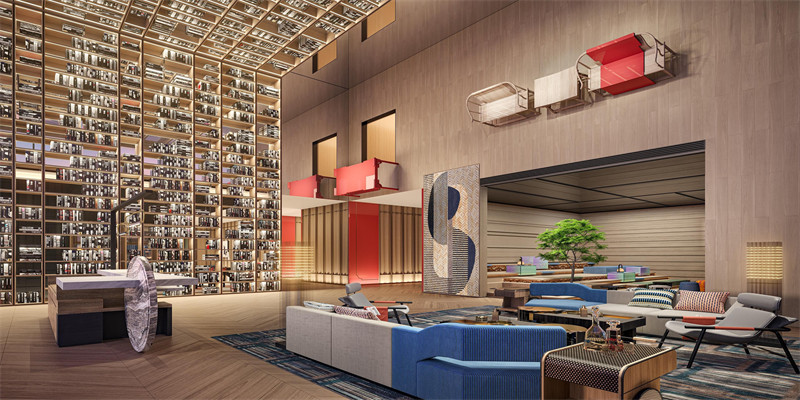 長沙梅溪湖英迪格時尚五星級酒店設計效果圖 長沙梅溪湖英迪格時尚五星級酒店設計效果圖