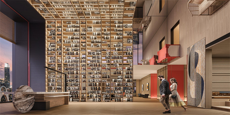 長沙梅溪湖英迪格時尚五星級酒店設計效果圖 長沙梅溪湖英迪格時尚五星級酒店設計效果圖