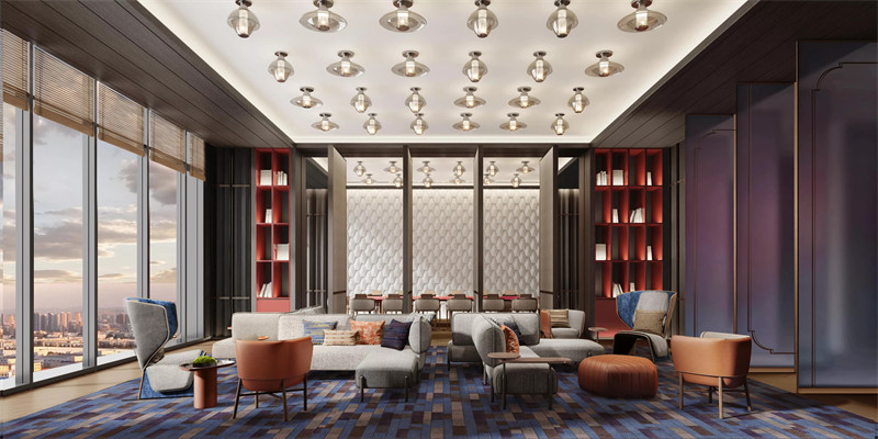 長沙梅溪湖英迪格時尚五星級酒店設計效果圖 長沙梅溪湖英迪格時尚五星級酒店設計效果圖