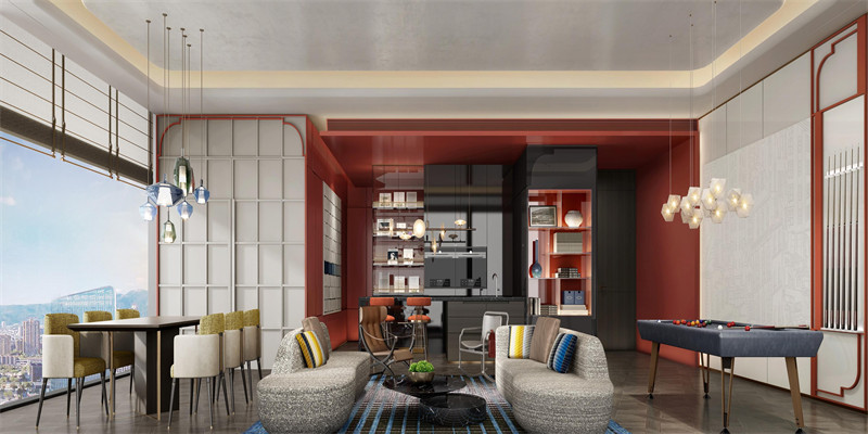 長沙梅溪湖英迪格時尚五星級酒店設計效果圖 長沙梅溪湖英迪格時尚五星級酒店設計效果圖