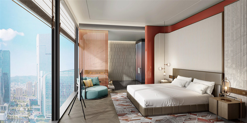 長沙梅溪湖英迪格時尚五星級酒店設計效果圖 長沙梅溪湖英迪格時尚五星級酒店設計效果圖