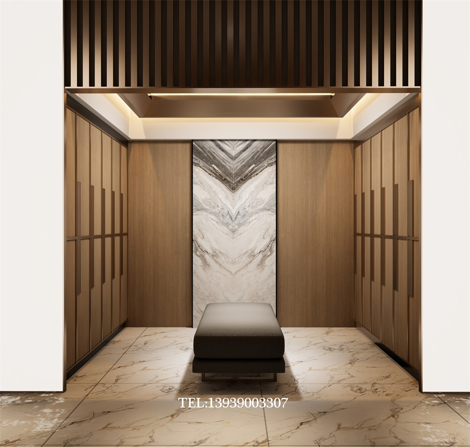 駐馬店頤龍灣湯泉養(yǎng)生會所換衣區(qū)裝修設計效果圖